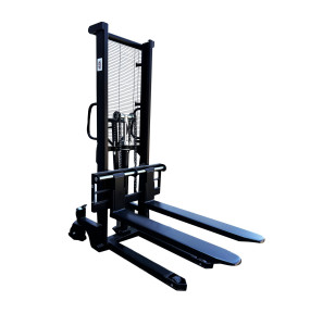 Штабелер гідравлічний GTM SFH1516EB ручний 1500 кг 1,6 м поліуретанові колеса